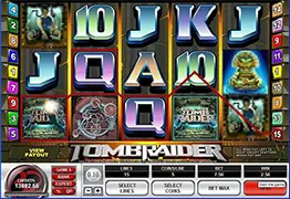 Play Tomb Raider Video Slot with Nickels!